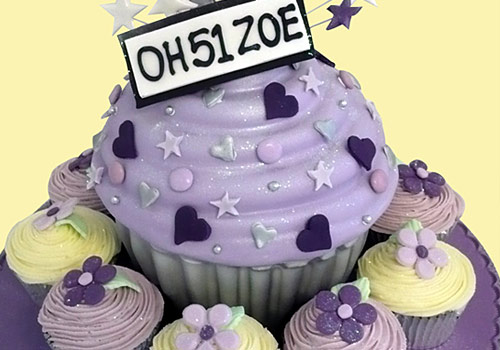 A cake celebrating Zoe's 18th birthday